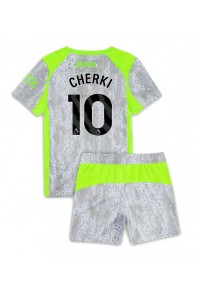 Manchester City Rayan Cherki #10 Jalkapallovaatteet Lasten Kolmas peliasu 2025-26 Lyhythihainen (+ Lyhyet housut)